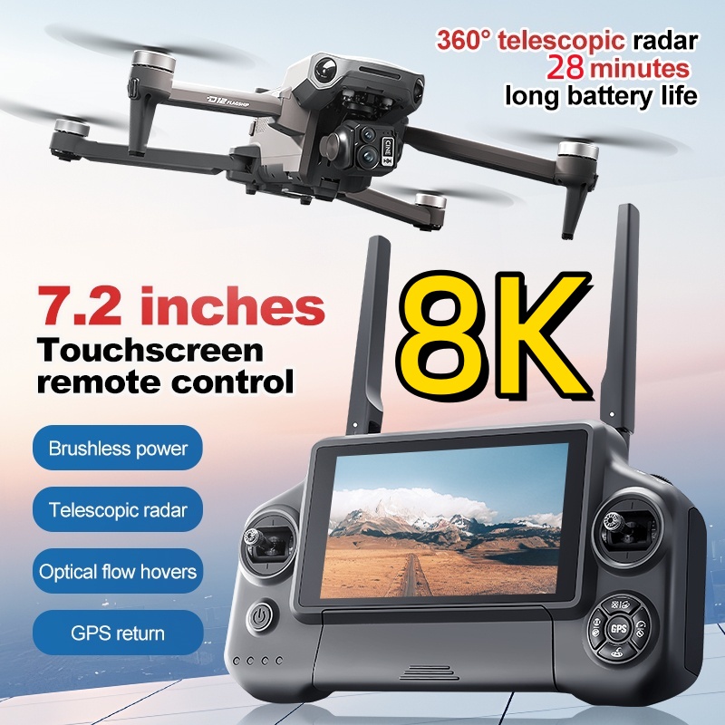 8K 3 Axis Gimbal Brushless 7.2 - Drone Gimbal 3 Axis reseña y precio