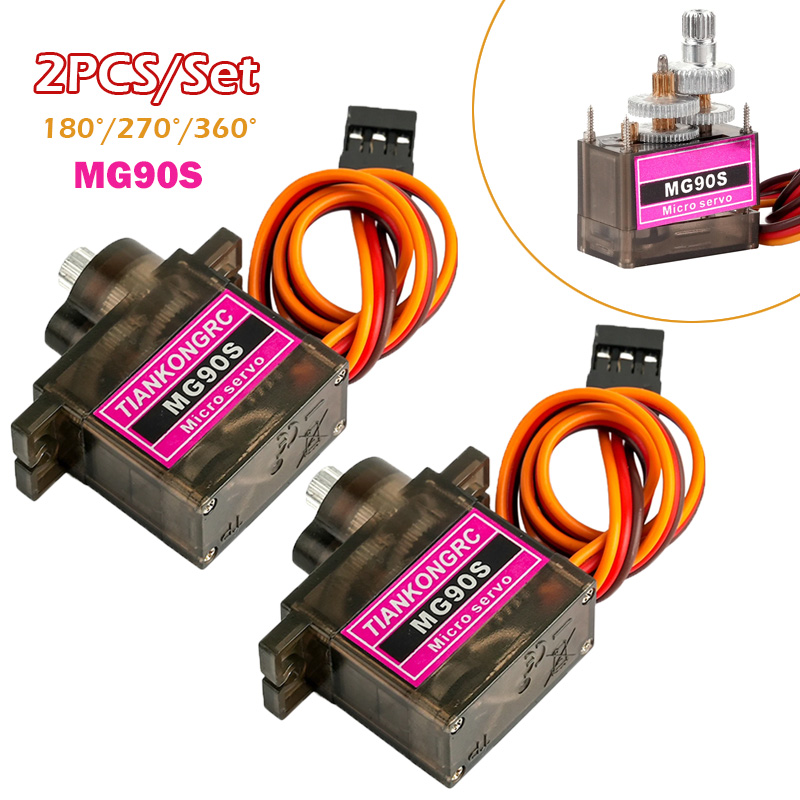 2PCS MG90S Full Metal Gear Mic - Drone Gimbal Controller reseña y precio
