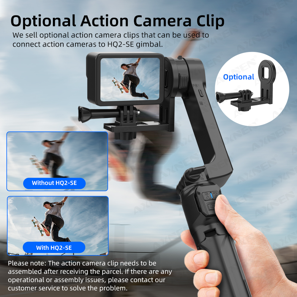 AXNEN HQ2-SE Smartphone Gimbal - Drone Gimbal For Gopro reseña y precio