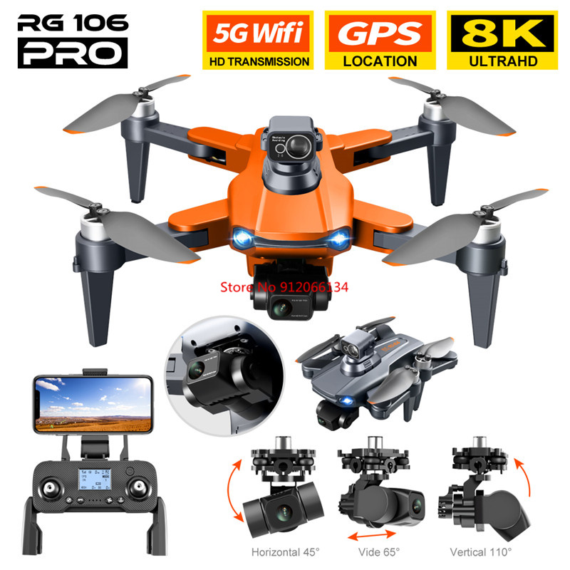 8K ESC Camera GPS Obstacle Avo - Drone Gimbal 3 Axis reseña y precio