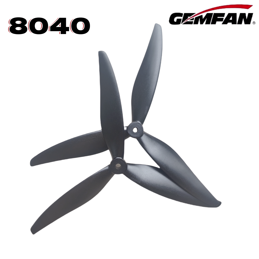 Gemfan 8040 8X4X3 3-blade 8-in - Drone Gimbal Controller reseña y precio