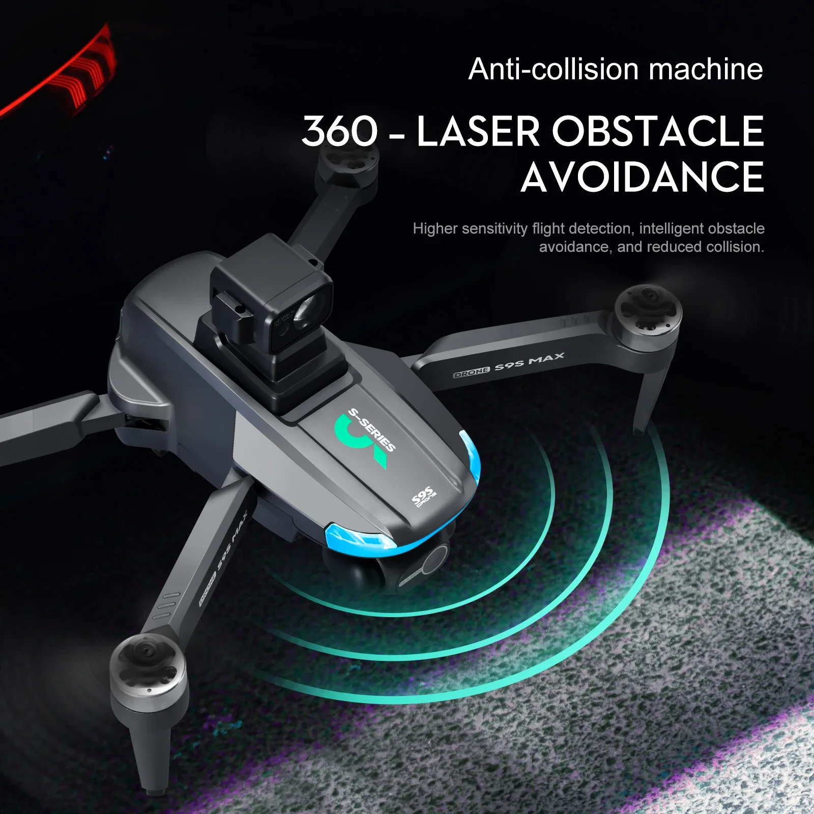 NEW S9S MAX MINI Drone 4K 2-Ax - Drone Gimbal Brushless reseña y precio
