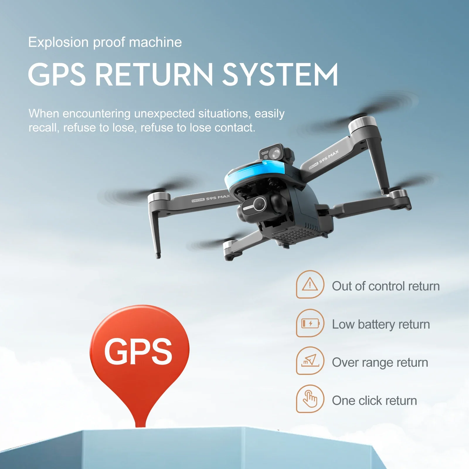 NEW S9S MAX MINI Drone 4K 2-Ax - Drone Gimbal Brushless reseña y precio