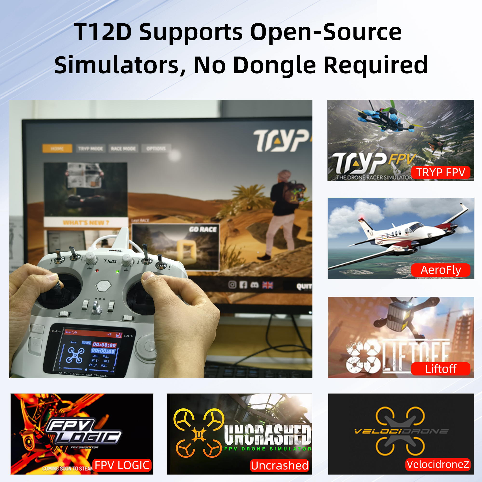 Radiolink T12D ELRS 12 Channel - Drone Gimbal Controller reseña y precio