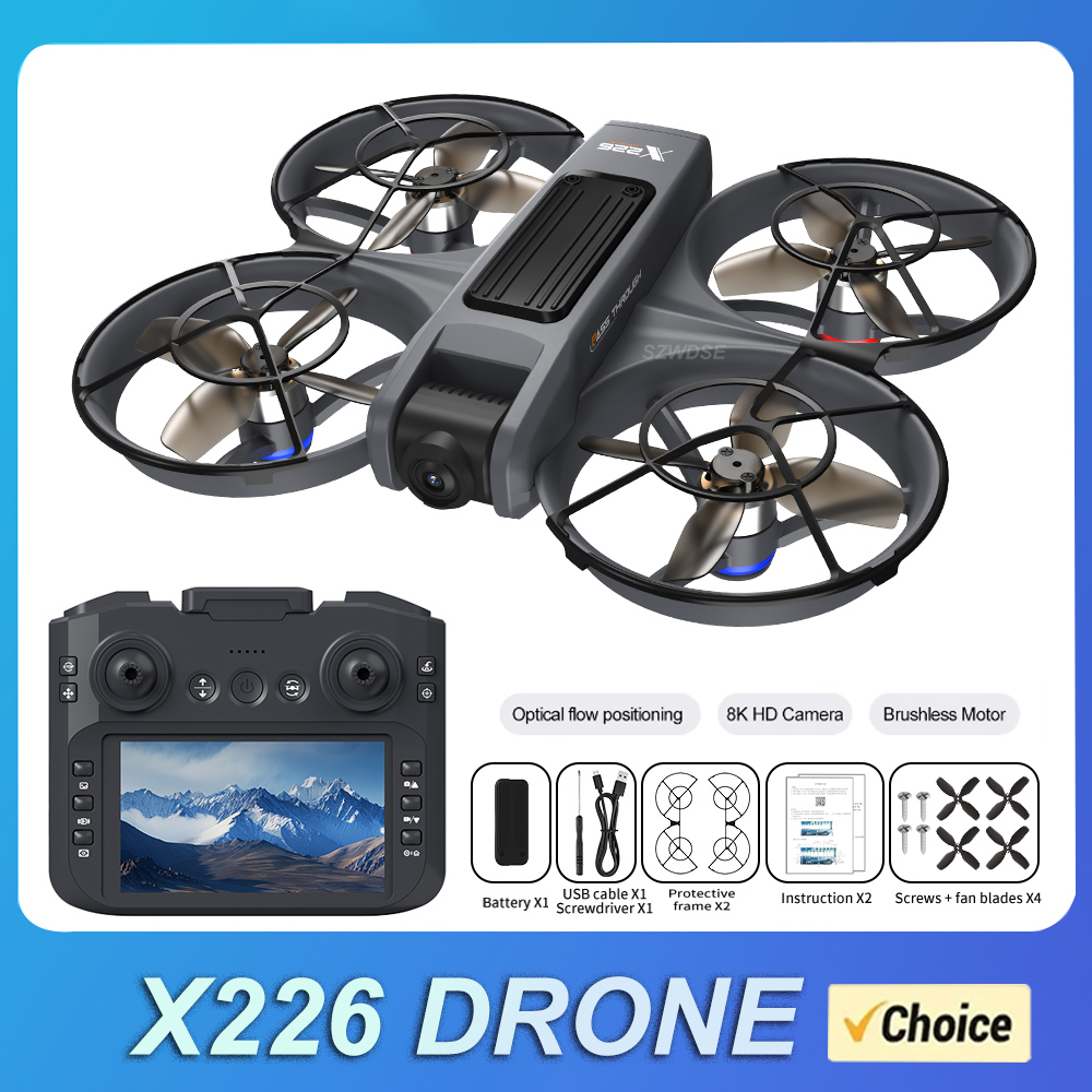 NEW X226 RC Drone 2.4G 5G WIFI - Drone Gimbal Brushless reseña y precio