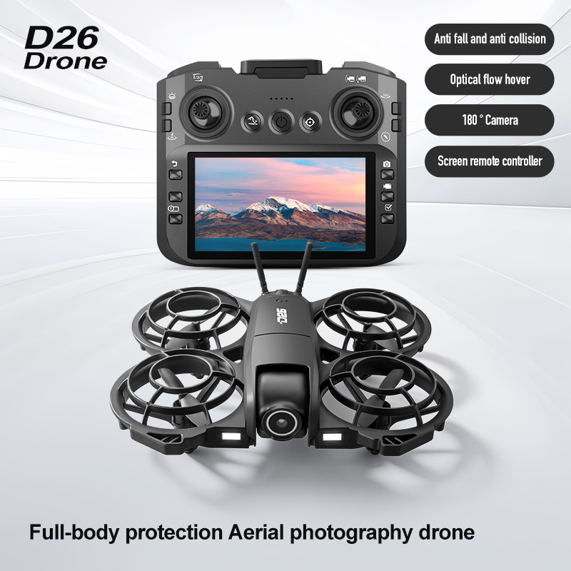 D26 Drone 4K Aerial HD 180° Ca - Drone Gimbal Brushless reseña y precio