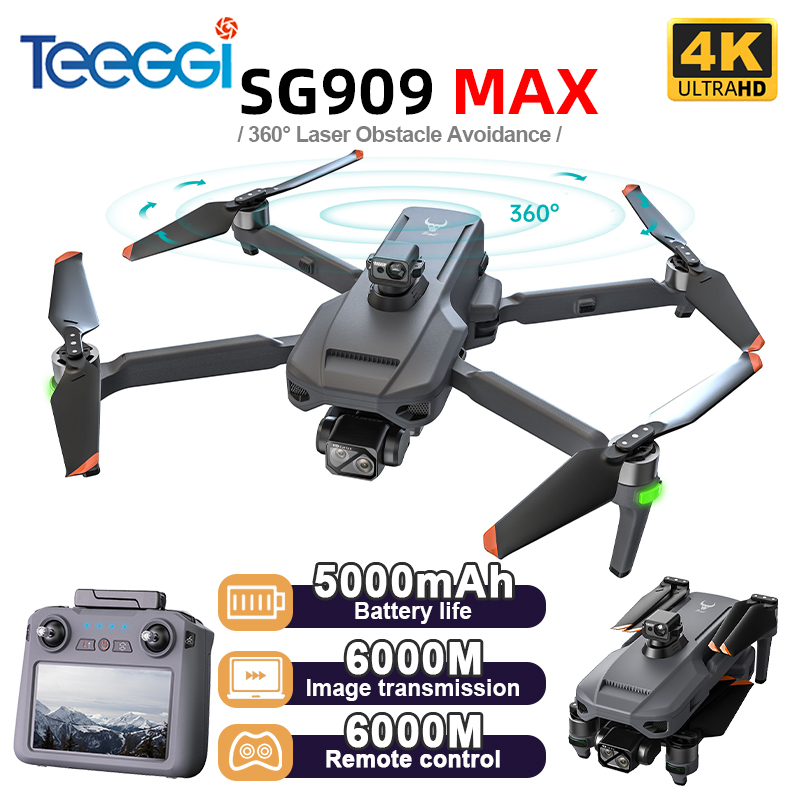 Teeggi SG909 MAX GPS Drone Wit - Drone Gimbal Brushless reseña y precio
