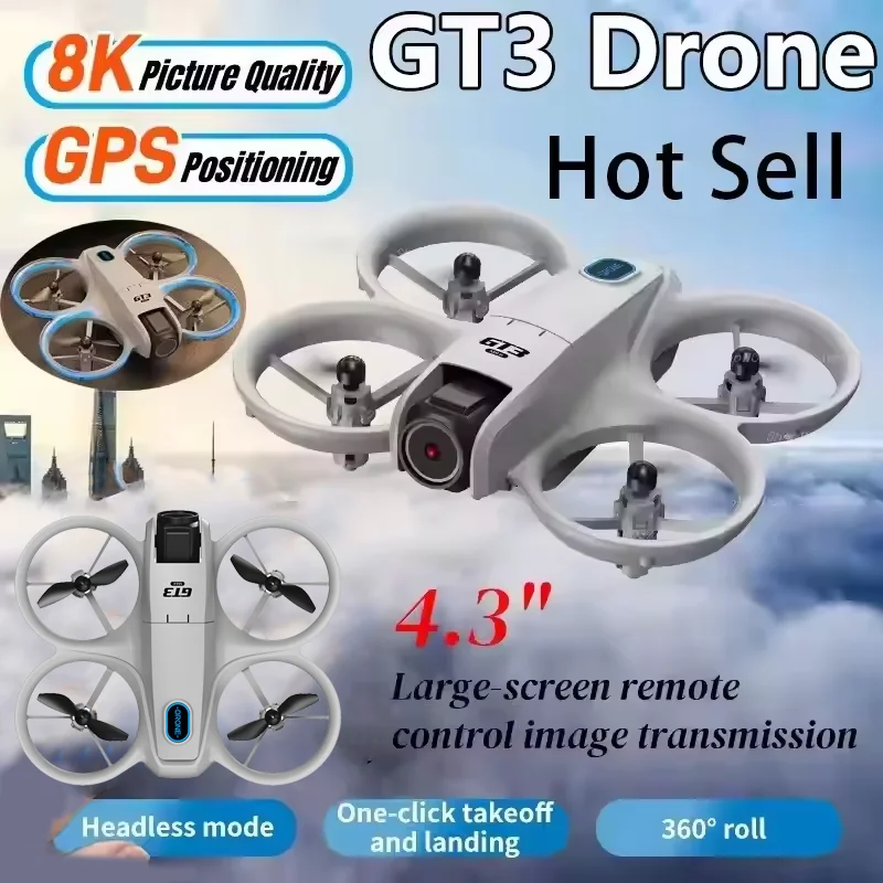 GT3 Drone 8K HD Dual Cameras G - Drone Gimbal Mount reseña y precio