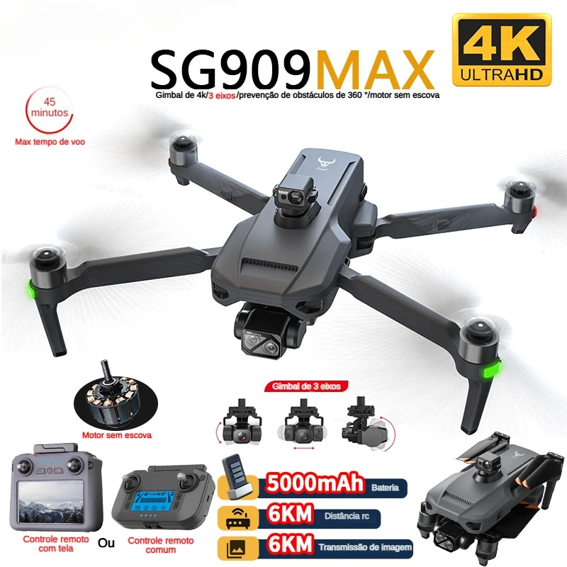 ZLL SG909 SG909MAX Professiona - Drone Gimbal Brushless reseña y precio